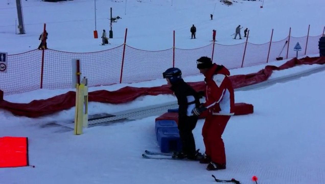 Thomas Marie Pauline au ski....