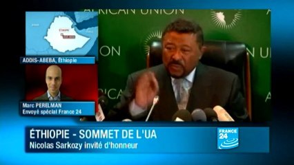 Nicolas Sarkozy affirme se tenir "aux côtés des peuples"