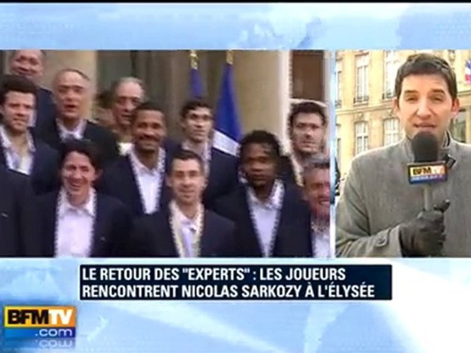 Handball : les Experts reçus à l’Elysée