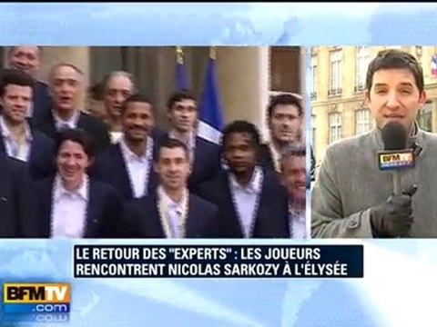 Handball : les Experts reçus à l’Elysée