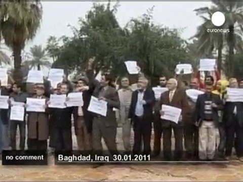 Des Irakiens apportent leur soutien aux... - no comment