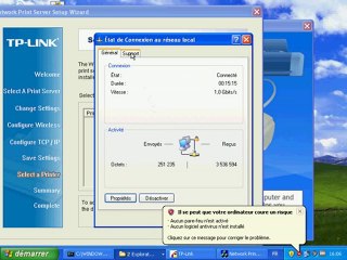 configuration serveur d'impression PS110U