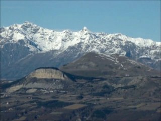 vue des Aubrias sur les Ecrins (Théus)