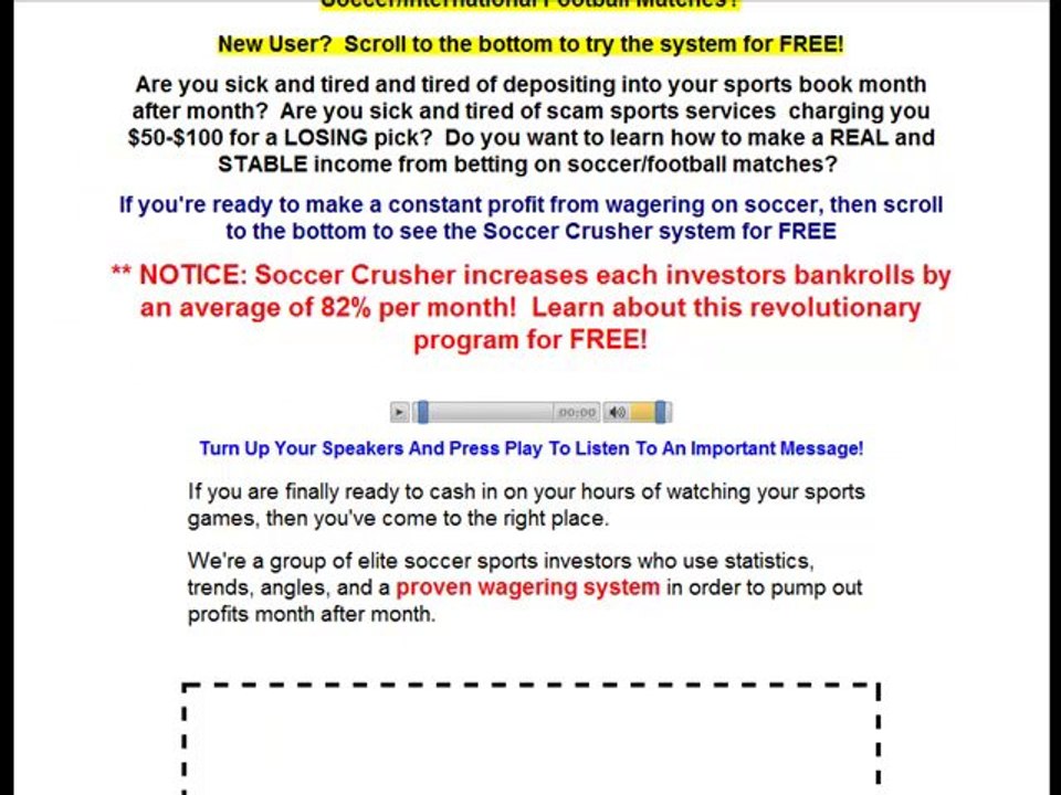 I'm Really Making Money Using These Soccer Picks