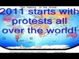 2011_ protestations dans le monde