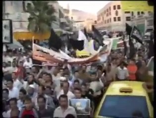 Huge rally in Palestine in support of the revolutions 2011