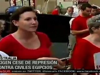 Protesta de apoyo a Egipto en Australia y Sudcorea; gobiernos evacúan a sus ciudadanos