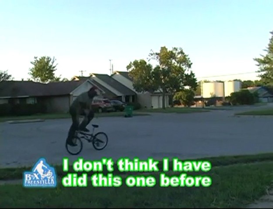 BMX Freestyle - todays riding