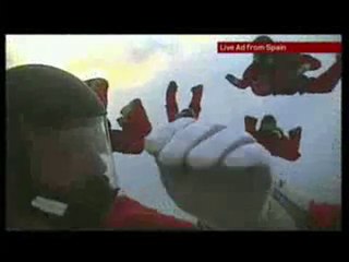 Live Honda Skydiving Advert