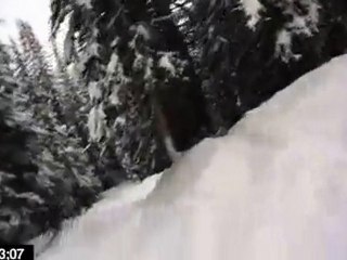 Shaun White riding powder at Vail