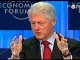 Clinton Backs Millennium Development Goals at Davos