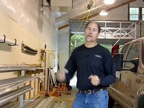 Materials used in a floating dock made from plastic barrels