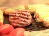 Grilling Burgers with The Kenyon all seasons grill