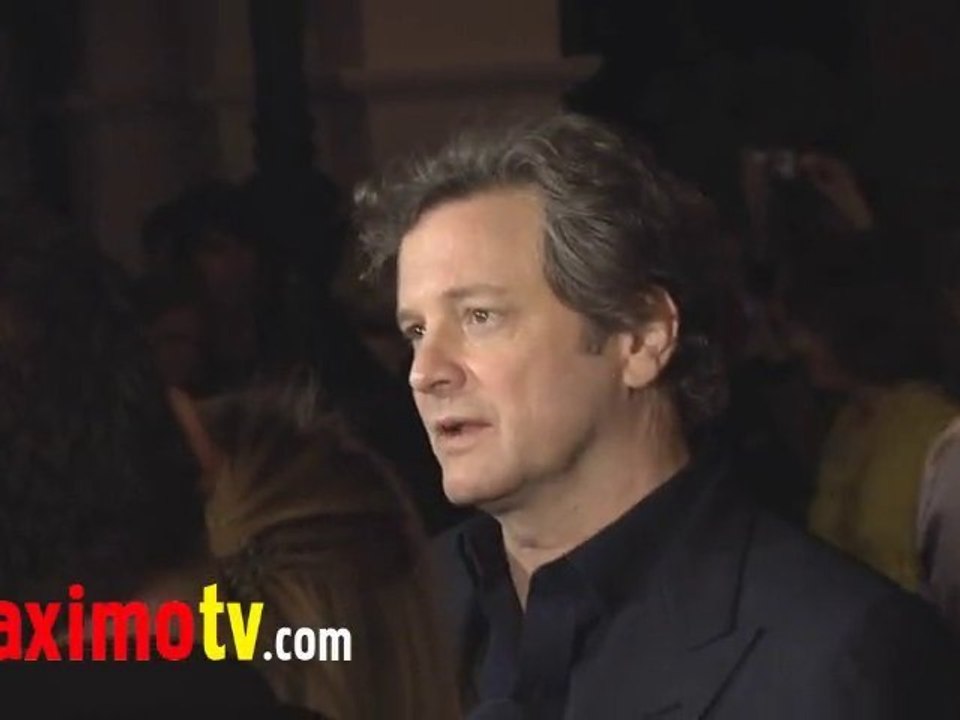 COLIN FIRTH at "Montecito Award" to Geoffrey Rush Arrivals