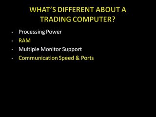 Trading Computers - What_s So Special