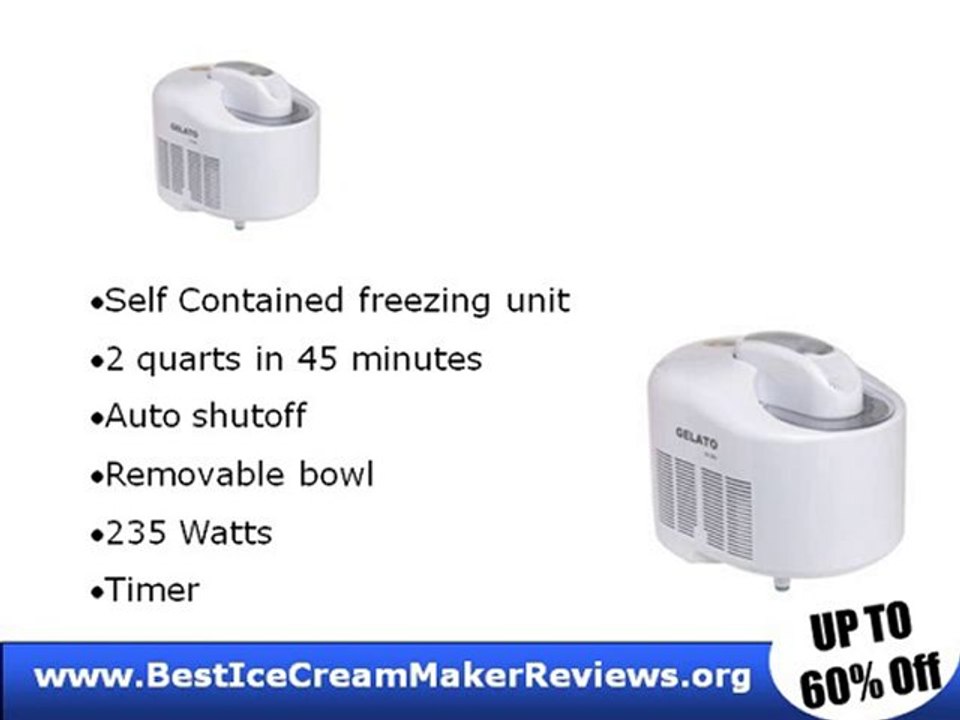 Lello 4090 Gelato Pro Quart Ice Cream Maker video Dailymotion