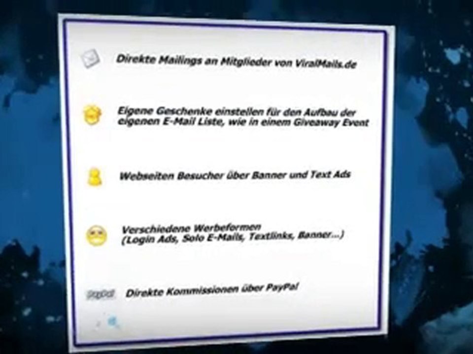 Viralmails ist gestartet