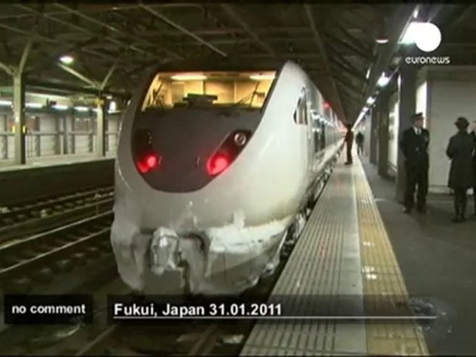 Fortes chutes de neige au Japon - no comment