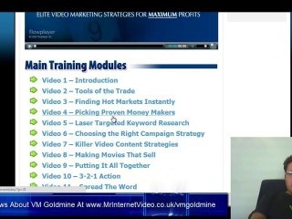 Review of Video Marketing Goldmine