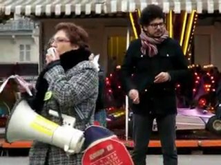 Paris/Manifestation Place de la republique des sans-papiers