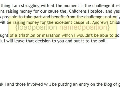 Joomla 1.5 Website Tip - Adding A Module into an Article