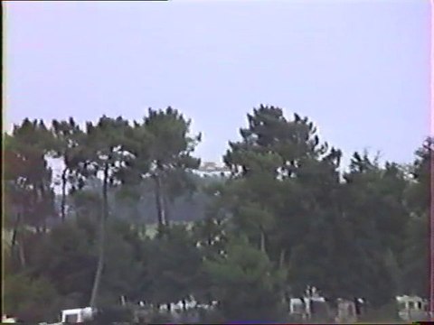 Canadairs: Intervention incendie Losse 1990, lac de l'Uby