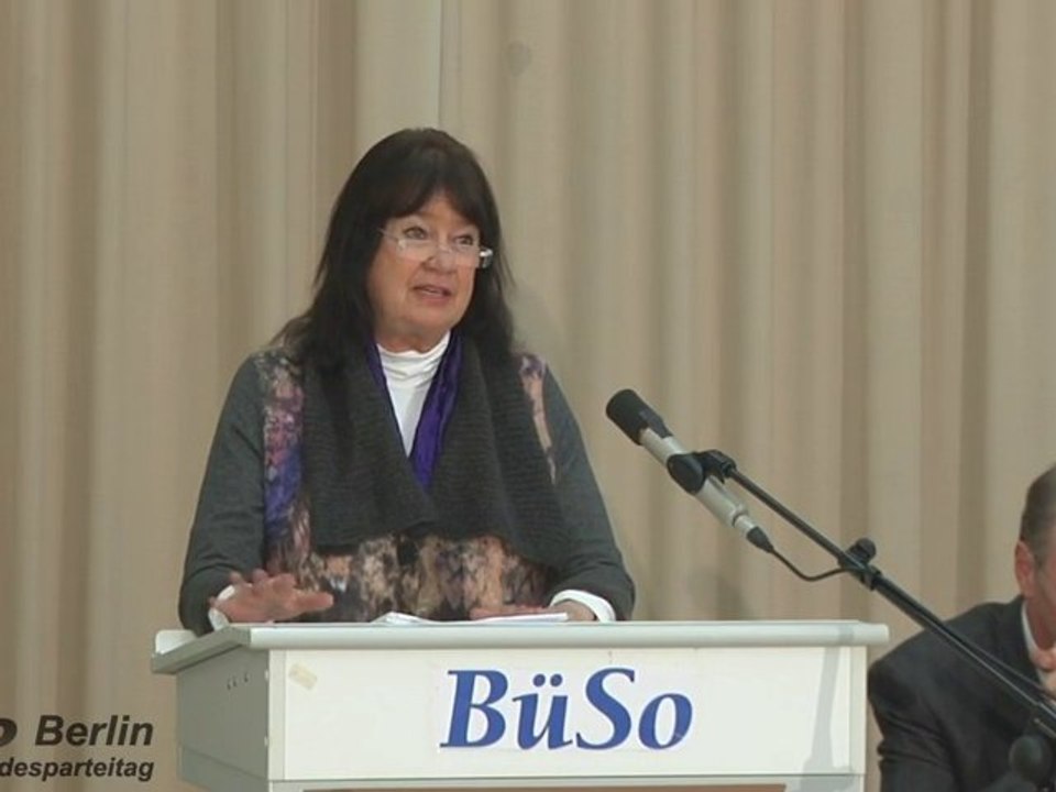 Rede von Helga Zepp-LaRouche, BüSo Landesparteitag Berlin