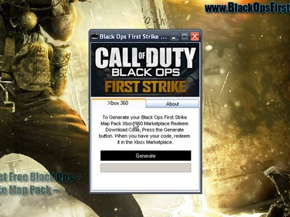 Free Call of Duty: Black Ops First Strike Map Pack - Xbox