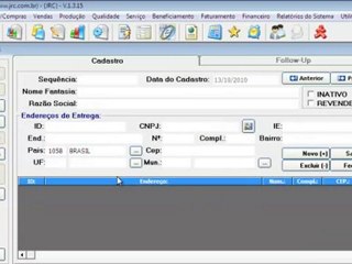 JRC: Cadastro de Cliente ~ SysFAT - LITE.