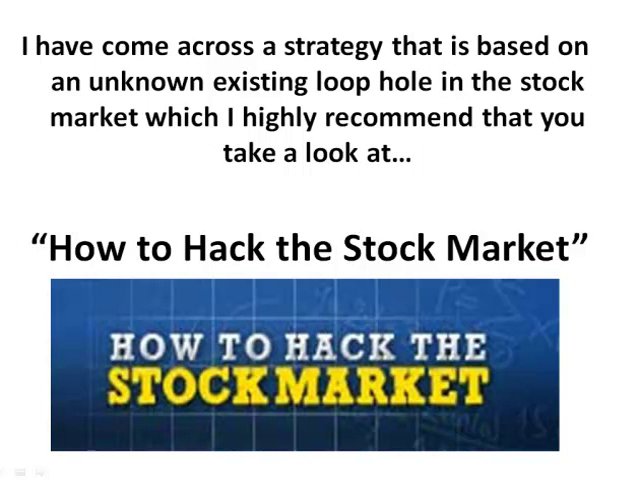 Secrets of Stock Market Investing