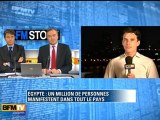 Egypte : les manifestants continuent d'affluer