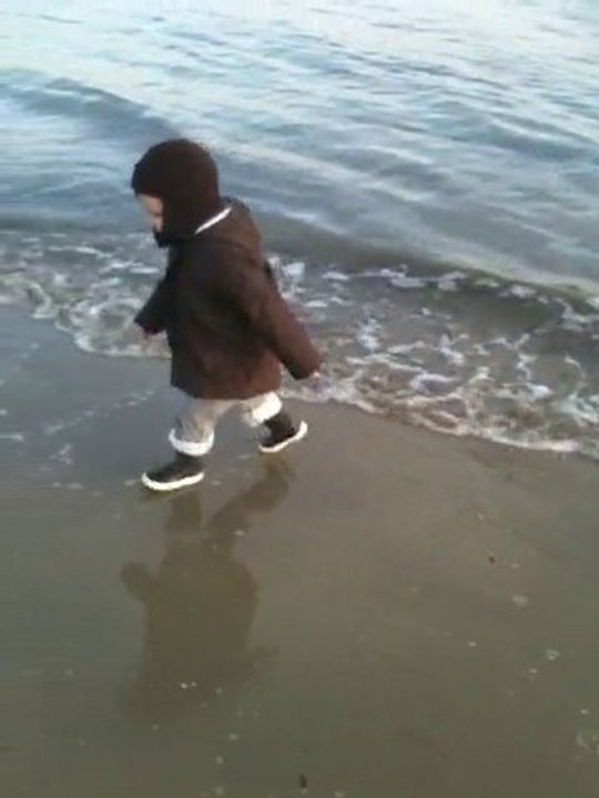 les pieds dans l'eau