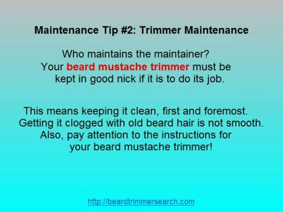To Use A Beard Trimmer Or Not?