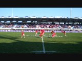 les flammes et les Etincelles usap VS agen