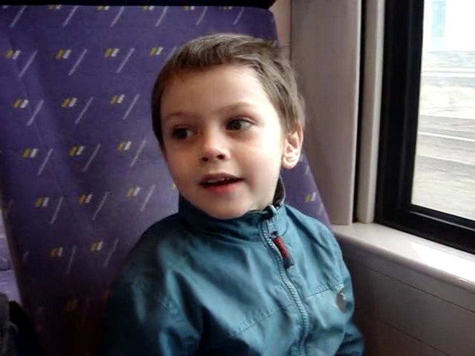 Arcachon - Bibou dans le train