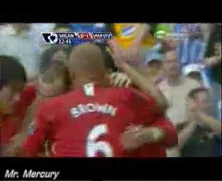 Rooney gets tripped, C. Ronaldo Penalty Kick Goal Manchester United vs Wigan