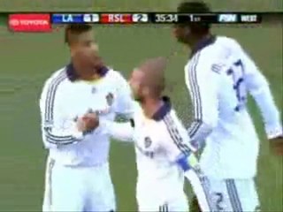 Beckham Goal - La Galaxy vs Real Salt Lake