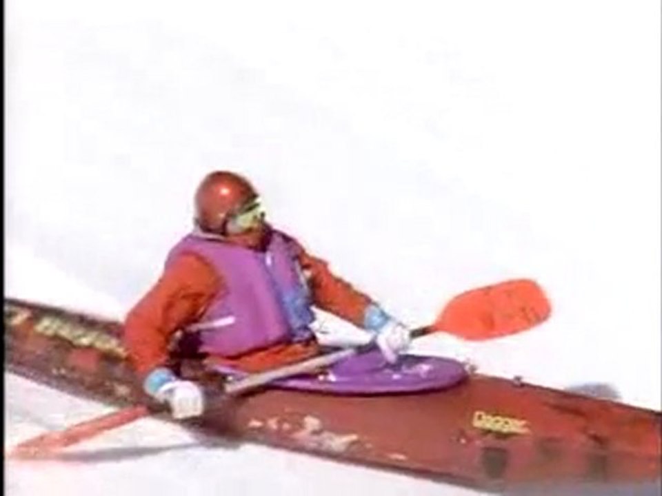 Snow Kayaking