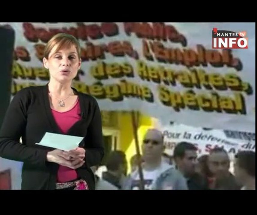 Mantes la Jolie - Les voyageurs de la SNCF font grève !