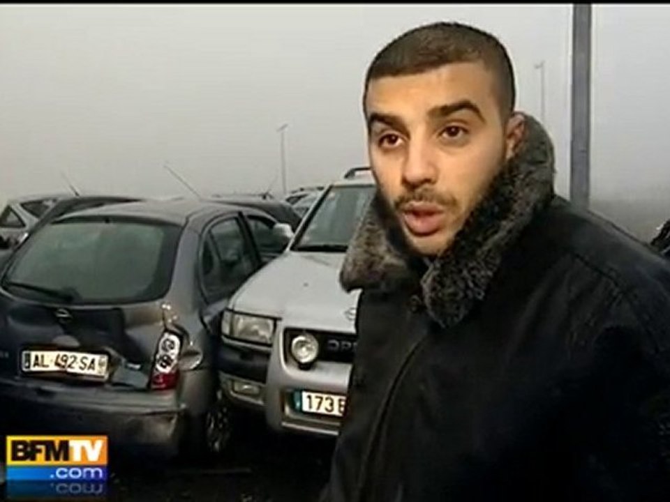 Verglas : 38 blessés dans un carambolage à Roissy