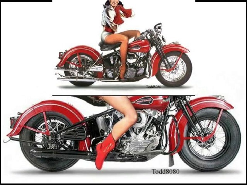 Pin-Up Harley-Davidson