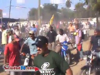 FALPO y Motoristas Realizan Piquete a La AMET