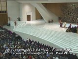 Papa: Rugăciunea nu e timp pierdut, ci deschide la viaţa...