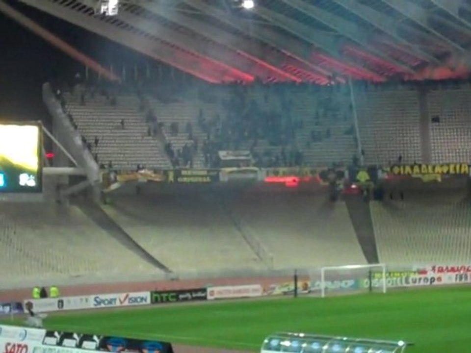 ΑΕΚ-Παναθηναϊκος επεισόδια