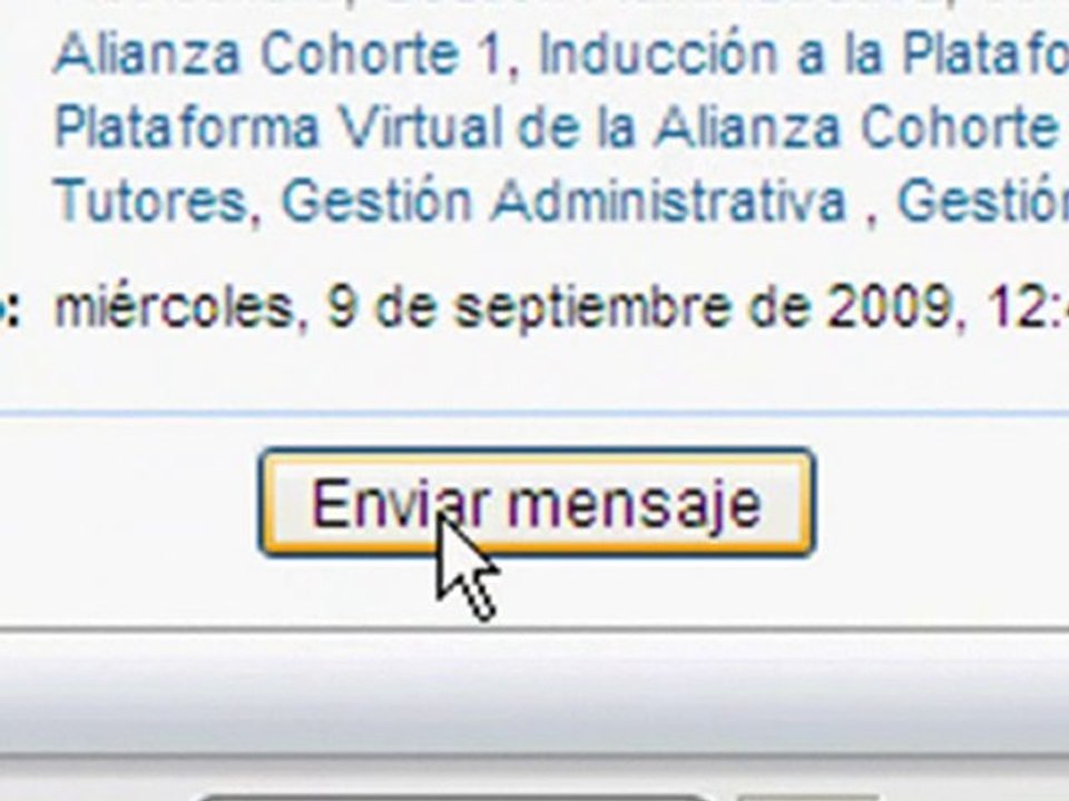 Como enviar mensajes por la plataforma