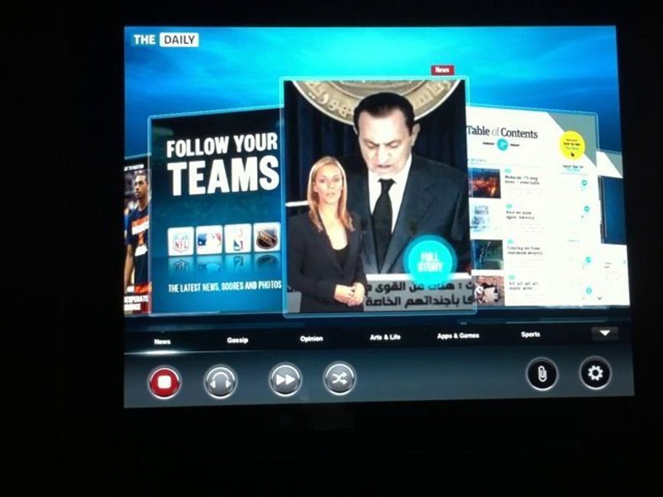 [Vidéo] Test de The Daily on iPad