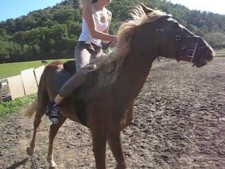 2eme galop en piste