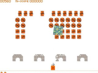 Hommage d'Hermes à Space Invaders
