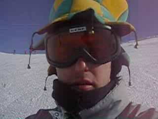 descente d'une piste noire
