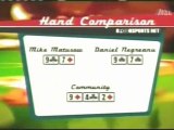 Mike Matusow vs Daniel Negreanu during a hand